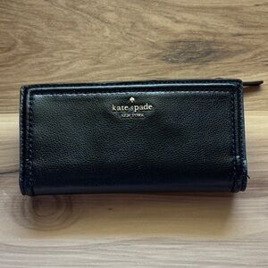 Kate Spade Patterson Drive Braylon Black Pebbled Wallet